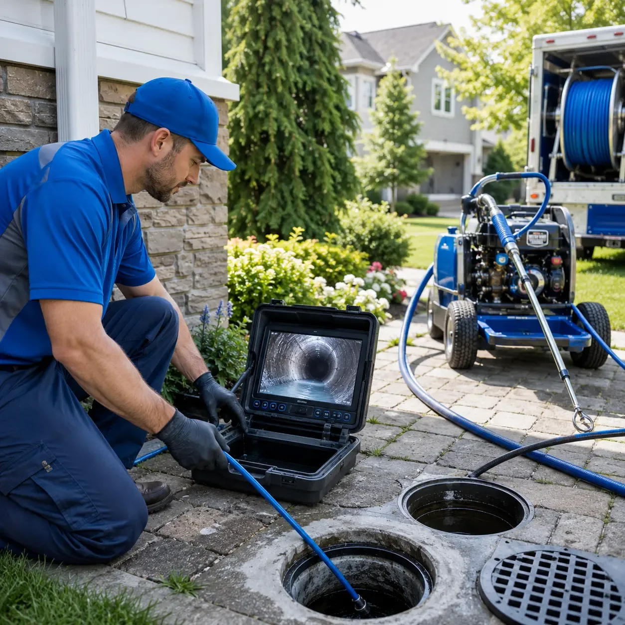 Outdoor drain cleaning professionals serving La Crosse, KS
